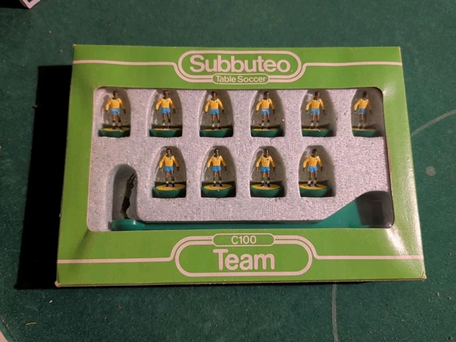 Subbuteo Vintage Bresil - Équipe Selecao - Réf 410 - Jeu De Table Occasion