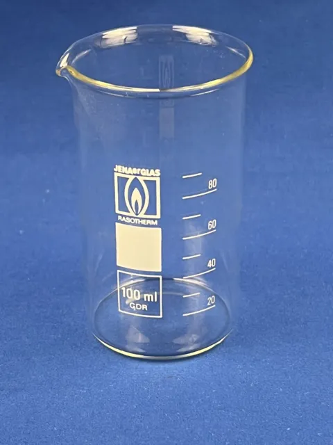 Becherglas 100 mL hohe Form JENAer Glas Rasotherm Laborglas Laborzubehör