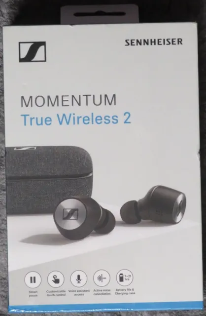 Sennheiser Momentum True Wireless 2 - Bluetooth in-Ear Buds with Active NC