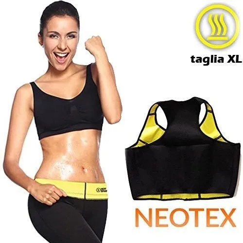 Top Fascia Snellente Canottiera Dimagrante Elasticizzato Effetto Sauna taglia XL