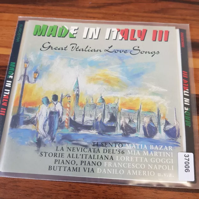 VARIOUS : Made In Italy 3    > EX (CD)