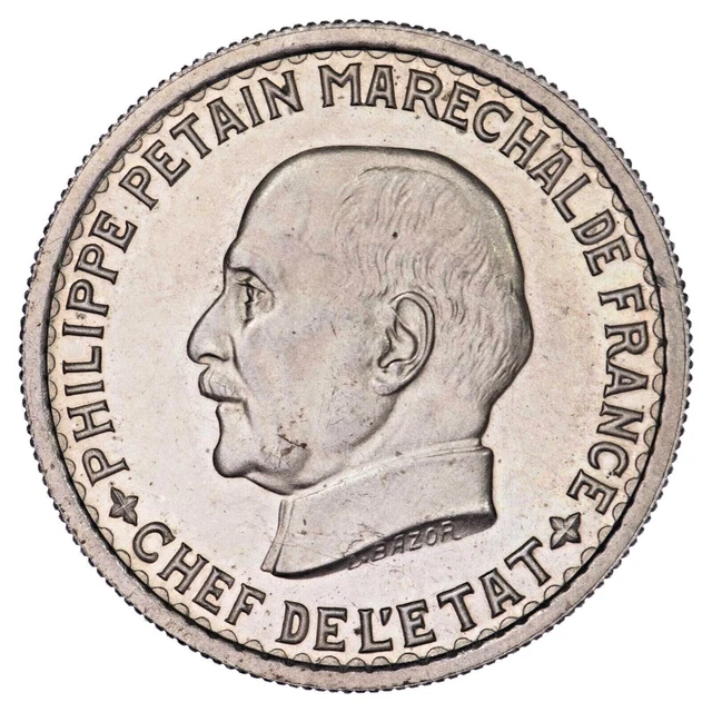 France 5 Bazor 1941 pattern coin (Non Adopted) UNC cupronickel