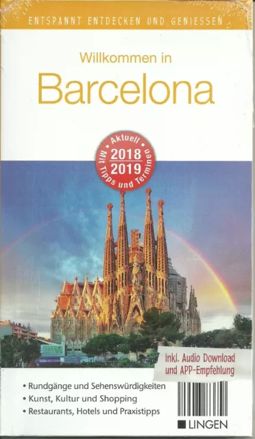 Reiseführer Stadtplan Stadtführer Barcelona m U-Bahn-Plan Kneipen Bars 2019  Neu