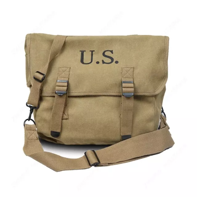 WWII WW2 US Army M1936 Haversack Bag M36 Musette Field BackPack Bag