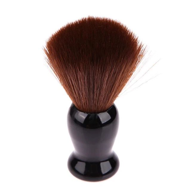 Soft Hair Men Shaving Brush Beard Foam Cleaning Brush Shave Tool (Black) FS2#