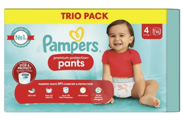 Pampers Harmonie Mega Pack de 80 Couches Taille 4 bébé de 9 à 14 Kg neuf