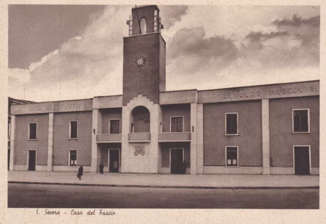 SAN SEVERO  ( Foggia  )  -  Casa del Fascio