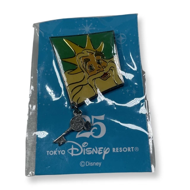 Tokyo Disney Pin key 25th anniversary TDS King Triton Little mermaid Ariel 62160