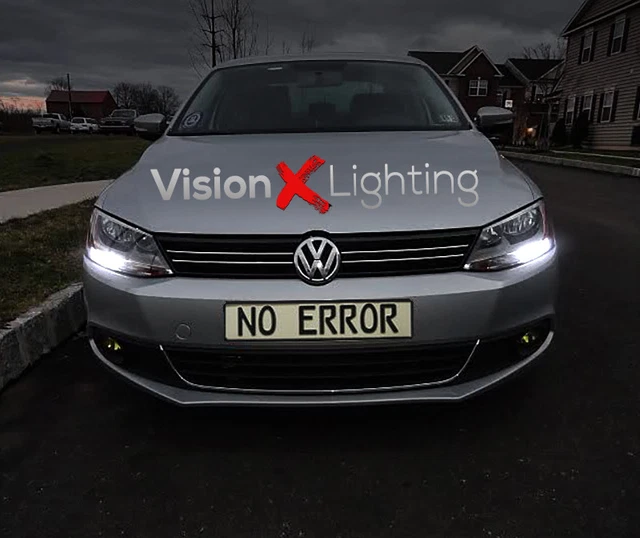 VW JETTA MK6 20112018 Pair Bulbs DRL Daytime Running Light White 6000K