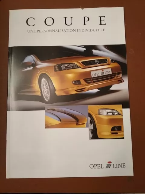 CATALOGUE / BROCHURE OPEL ASTRA COUPÉ I Line Irmscher 8 Pages  🇲🇫 FR