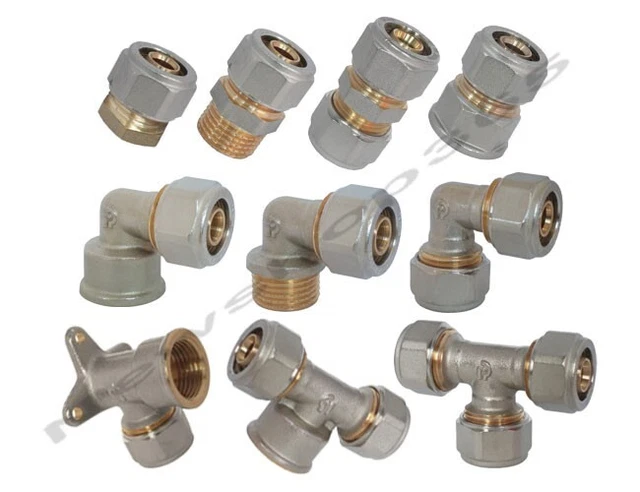 Arrugginito Freddo Ponte Raccordi Per Tubo Multistrato Da 16 Asiatico Subordinar - Foto 3