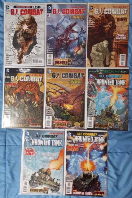 GI Combat (2012 DC) #0,1,2,3,4,5,6,7 NM Complete Series Set War That Time Forgot