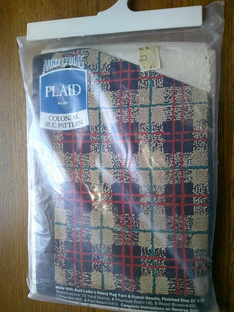 Kit de patrones de lona coloniales de tía Lydia de colección n.o 201 cuadros a cuadros