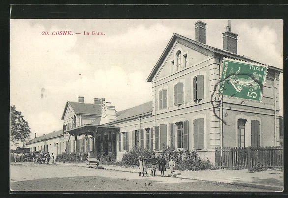 CPA Cosne, La Gare, La Gare