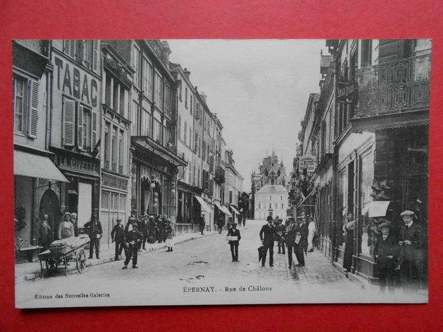 ÉPERNAY   :   La Rue de Châlons.