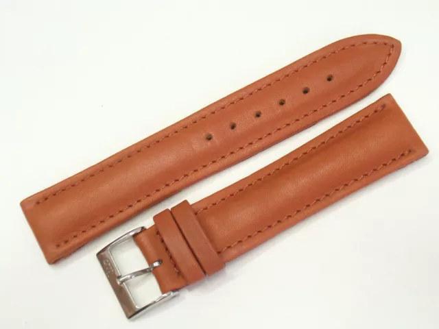 Cinturino in VERA PELLE di LAMA per orologi con ansetta da 18 mm - marrone -