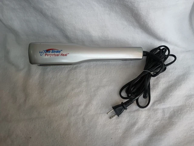 Ion One Stroke Perpetual Heat Flat Iron 1.5 Inch 301612- Tested Straightener