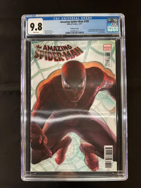 Amazing Spider-Man #789 CGC 9.8 (2017) - Lenticular Cover, Rockomic cover homage