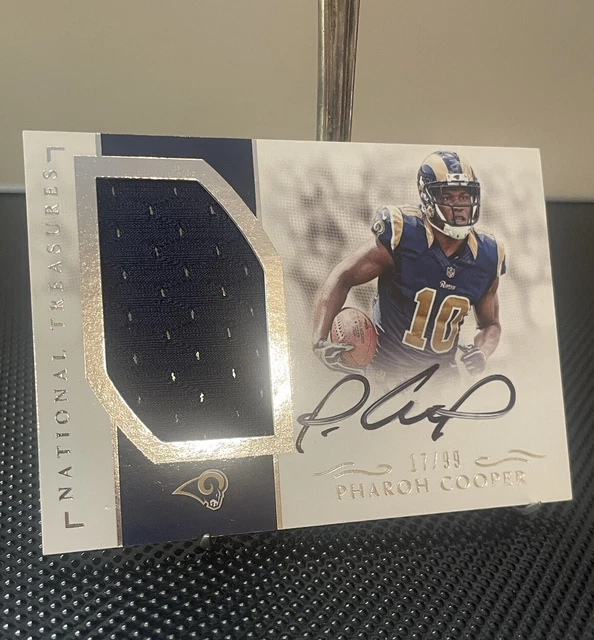 National Treasures Rookie Autograph Jersey Rams Thorough Cooper ￼#/99 2016