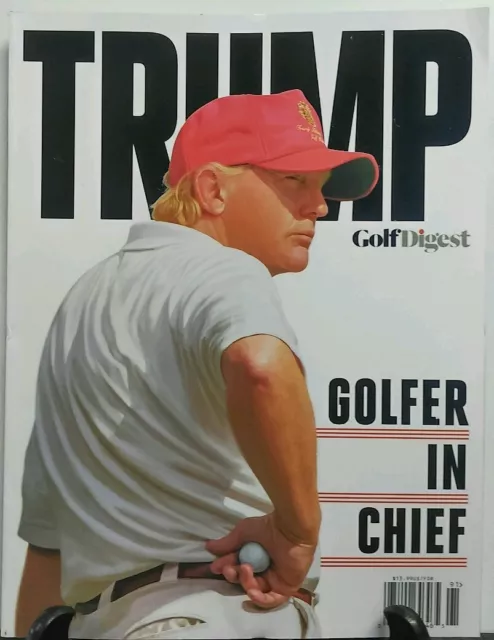 Golf Digest Donald Trump Golfer In Chief 2017  FREE SHIPPING sb