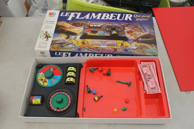 Jeu De Société Vintage Le Flambeur (MB 1985) - Très Bon état, 2 Joueurs Ou Plus