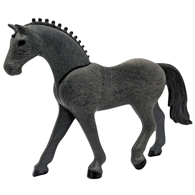 PLAYMOBIL (L5220) MOYEN-AGE - Cheval Gris Clair Nouvelle Génération PLAYMOBIL (L5220) MOYEN-AGE - Cheval Gris Clair Nouvelle Génération