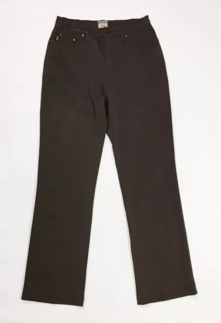 Moschino jeans pantalone usato donna marrone gamba dritta W28 tg 42 usato T490