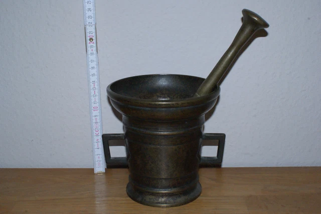Mörser antik Apotheke mit Pistill Stößel