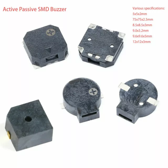 5x2mm SMD 5020/7525/8530/9650/1230/9032 Mini Buzzer Active Passive  Buzzer Alarm