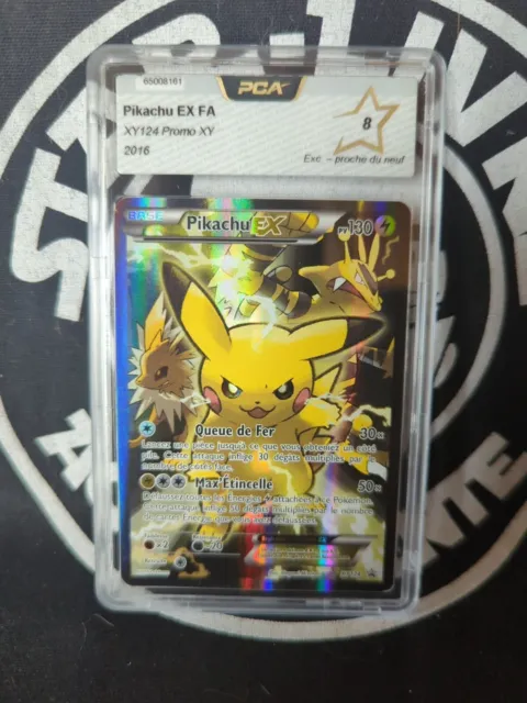 Pokemon Card - Pikachu EX XY124 - Promo XY - PCA 8 - PSA SGS