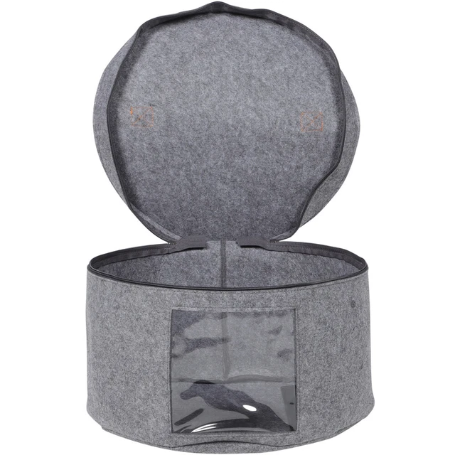 Secchio con portacoperchio uso domestico scatola cappello scatola portaoggetti