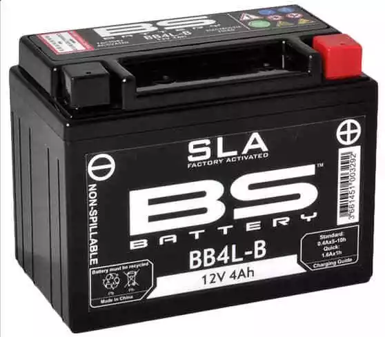 Barossa Pyton 50 Batterie BB4L-B 12V 4Ah Démarreur Quad Atv Remplacement Échange