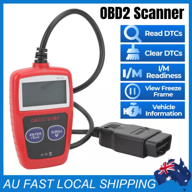 Car OBD2 Scanner Auto Code Reader Engine Fault Diagnostic Scan Tool OBDII AU