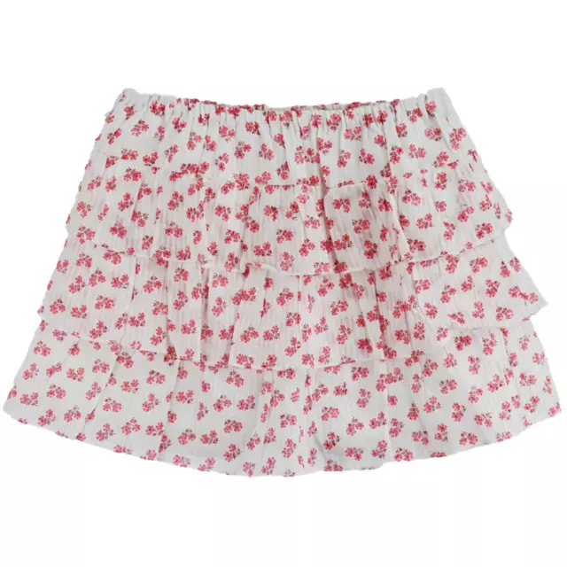 Bonpoint Kids Girls Floral Cotton Skirt 8 Years