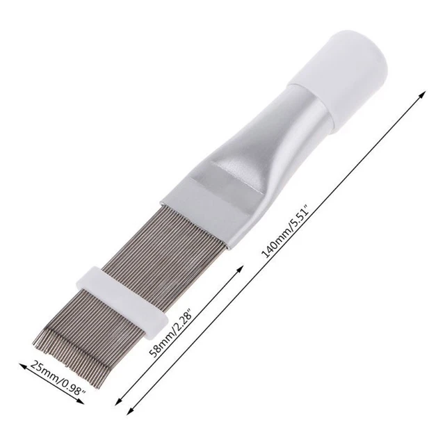 Flossenkamm + Jeu de Brosse Inox Peigne Climatisation Condensateur Kühlerflosse 15