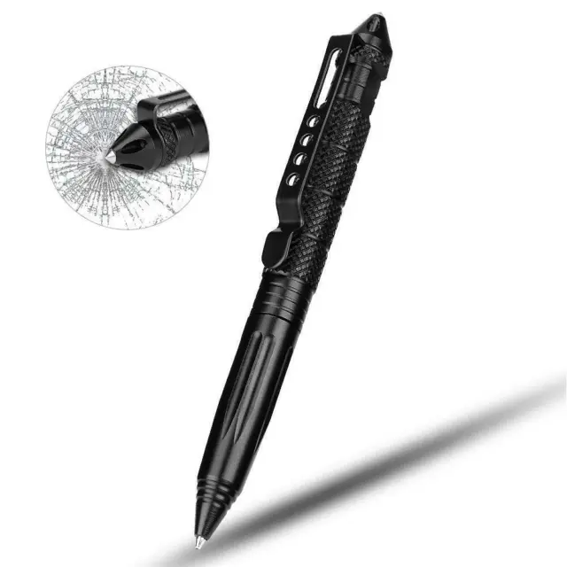 2in1-Tactical Pen mit Kugelschreiber, EDC Tool, Glasbrecher