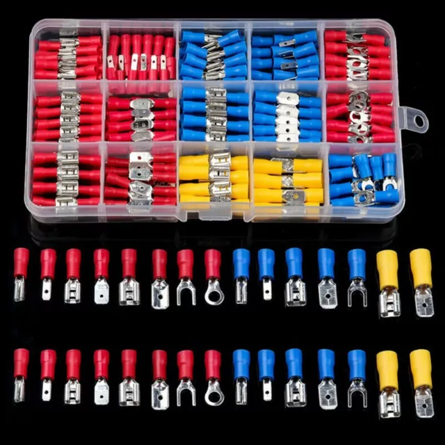 Insulated Electrical Wire Connector Kit with 280PCS of Assorted Crimp Terminals