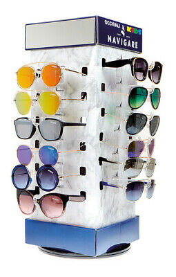 Teckpeak Occhiali da sole espositore supporto per 10 paia di occhiali Occhiali Espositore 
