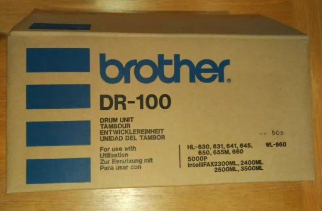 Brother DR100. Brand New Genuine Original DR-100 Laser Printer Image Drum unit 