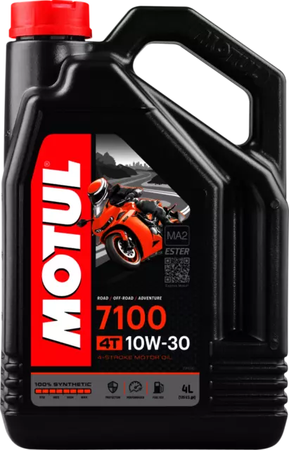 MOTUL Aceite lubricante 4T 7100 10W30 4T 4L