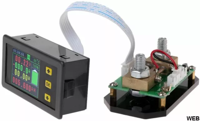 Contatore della capacit? con display per batterie 12V 24V 48V