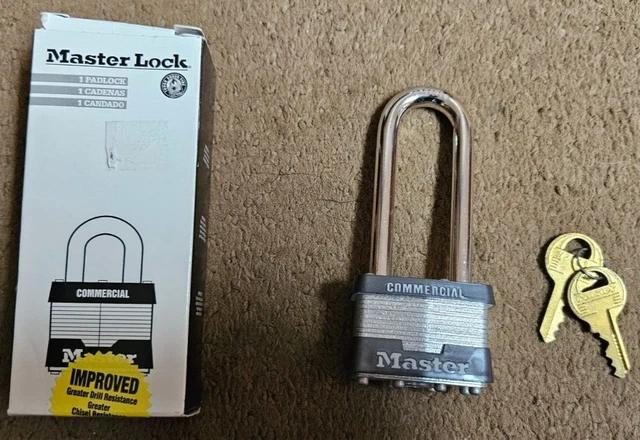 Master Lock 1KALJ Commercial-Grade Laminated Padlock