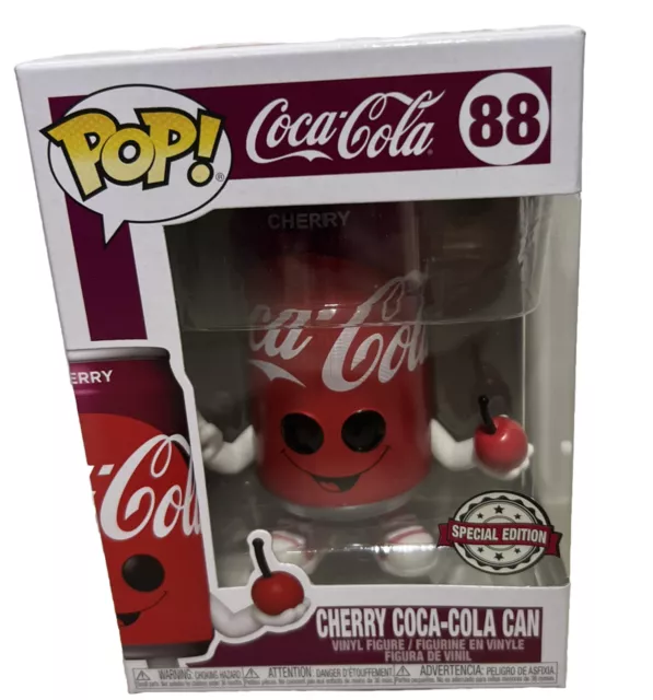 Funko pop vinyl cherry Coca- Cola can #88 special edition Number 88 Coke Can