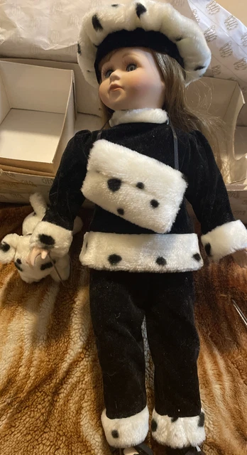 The Heritage Signature Collection "Danielle" Dalmation Doll (porcelain) W/COA
