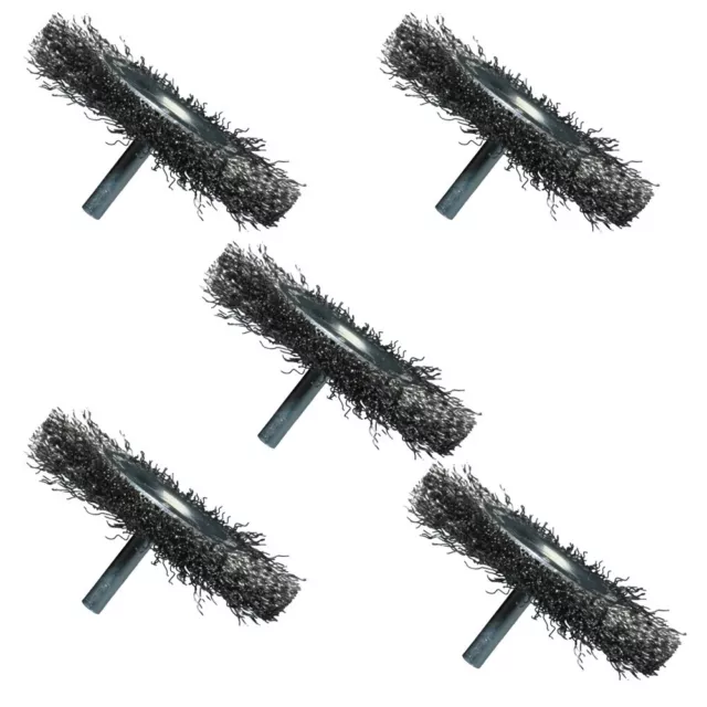 Wire Wheel Brush 0.3mm Steel Wire 75mm Dia For Cleaning Rust For Electric Drill 3