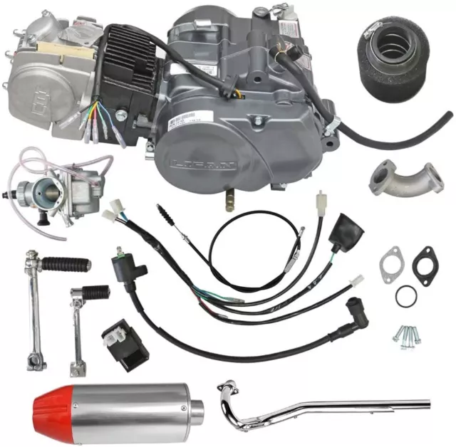 Racing 140cc Engine Motor Exhaust Kit For Pit Bike Honda Trail Z50 ATC70 XR70