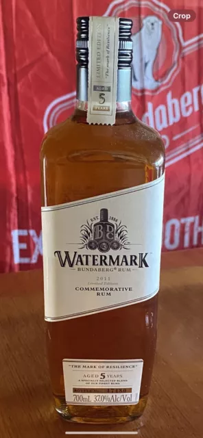 Bundaberg Rum Watermark 700 ml Glass Bottle Numbered 47480