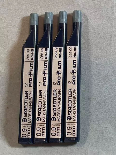 QTY 48 STAEDTLER MARS DYNAGRAPH PRO-FILM MINES FINE LEAD, 0.9mm N0=HB