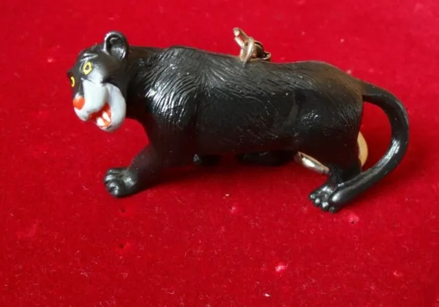 BAGHEERA ~ The Jungle Book ~ Disney ~ Vintage ~ Bully ~ Figure ~ KEYRING