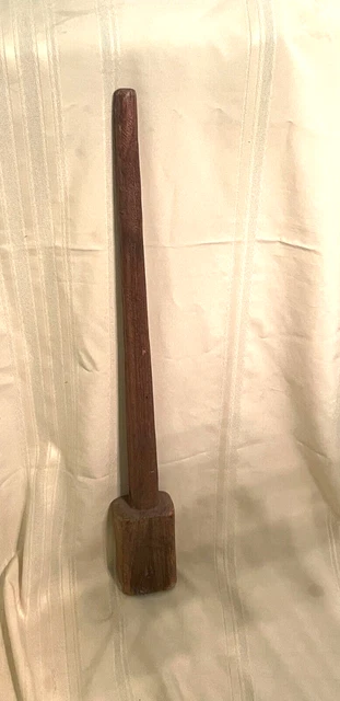 Primative Wood Butter Churn /Masher Stick 32" Long